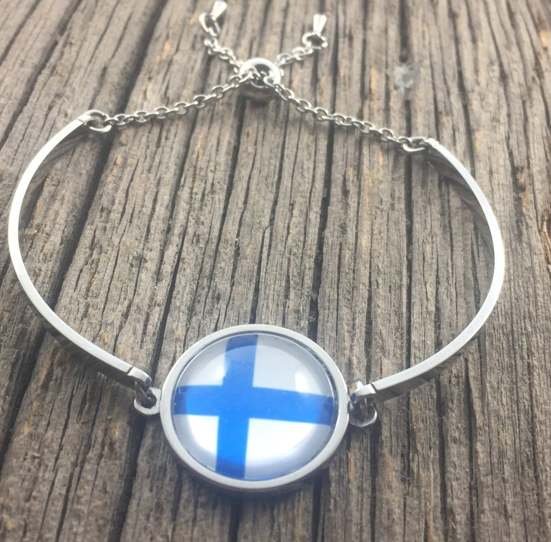 Finnish Flag "Sisu" Bracelet - Be Inspired UP