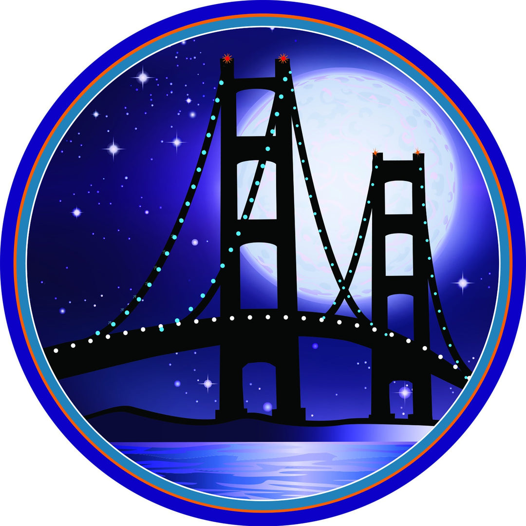 Full Moon Bridge Decal - Be Inspired UP