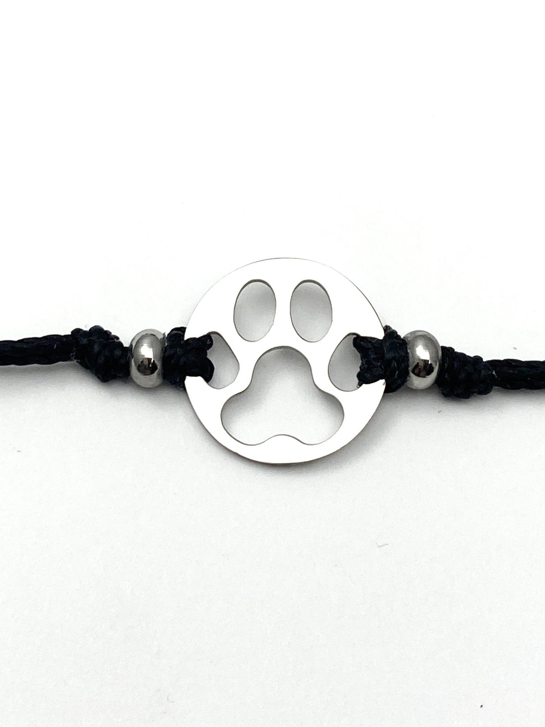 Furry Friend Paw print Pull Cord Anklet - Be Inspired UP