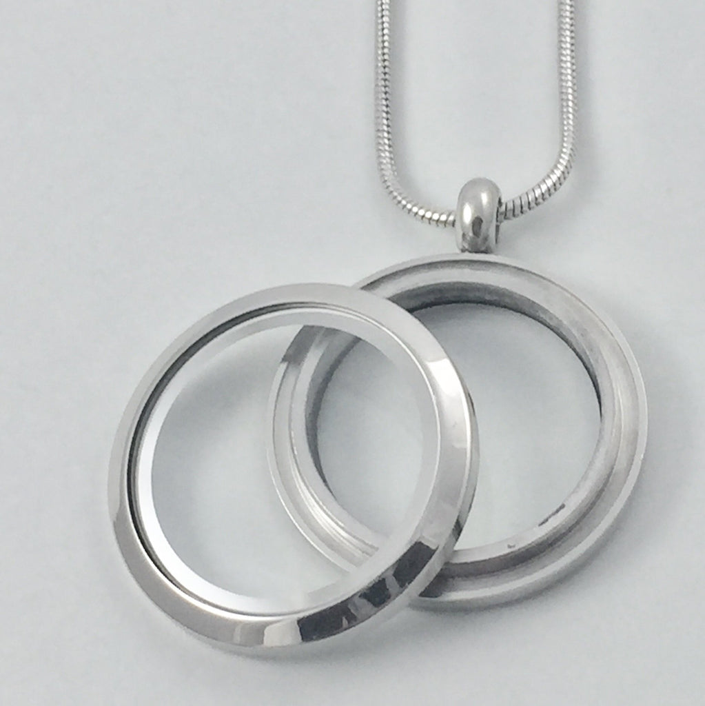 Glass Locket, Stainless Steel – Be Inspired UP