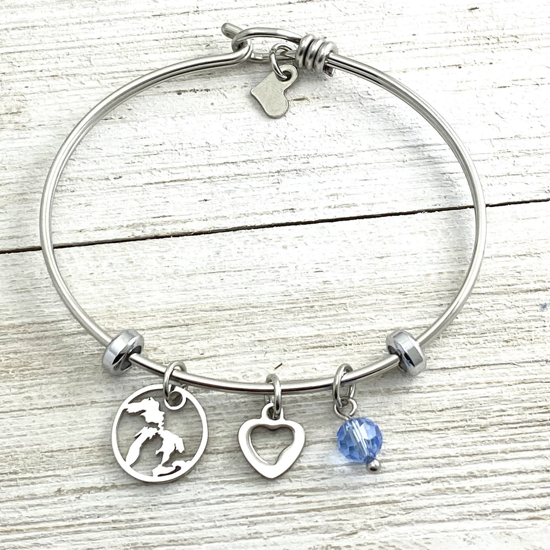 Great Lakes Charm Bracelet - Be Inspired UP