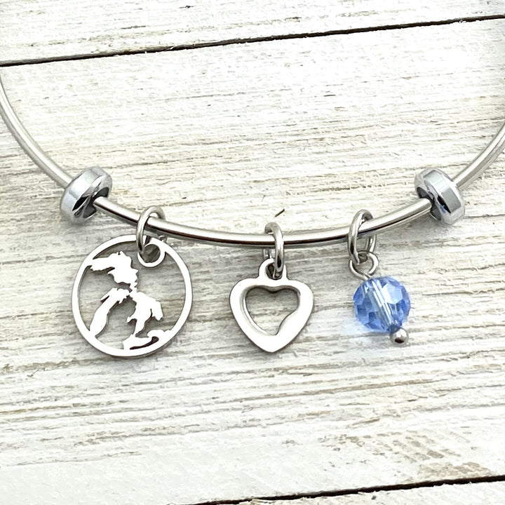 Great Lakes Charm Bracelet - Be Inspired UP