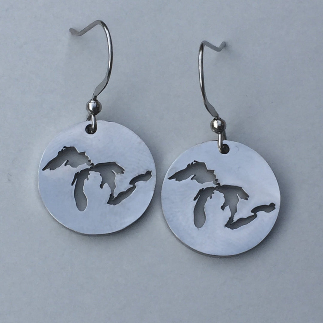 Great Lakes Cutout Earrings - Be Inspired UP