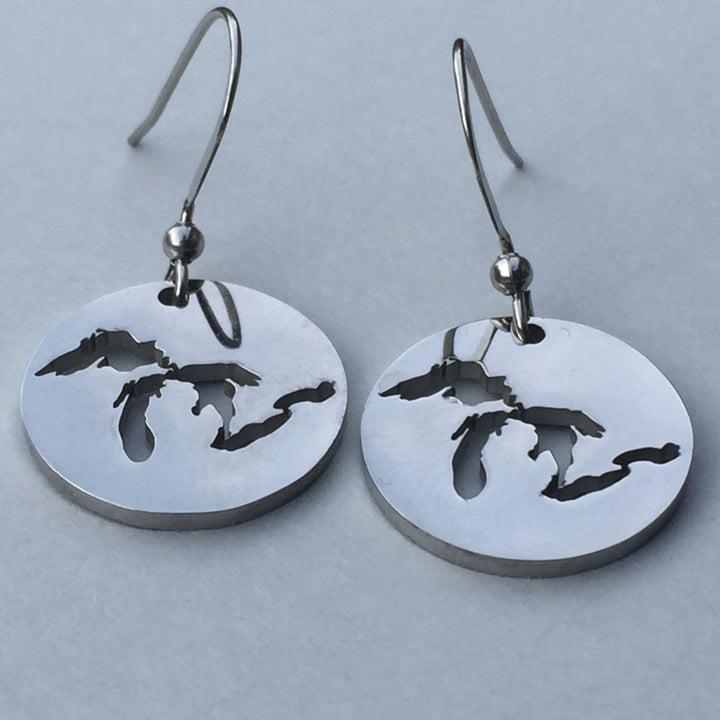 Great Lakes Cutout Earrings - Be Inspired UP