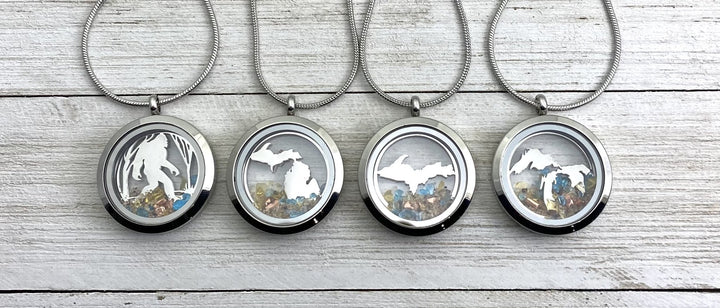 Great Lakes Glass Locket - Be Inspired UP