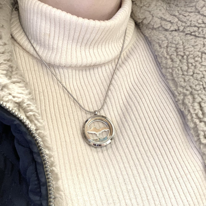 Great Lakes Glass Locket - Be Inspired UP