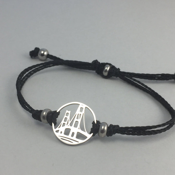 Great Lakes Outline Pull Cord Bracelet - Be Inspired UP
