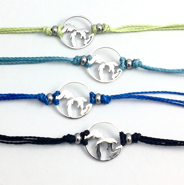 Great Lakes Pull Cord Anklet - Be Inspired UP