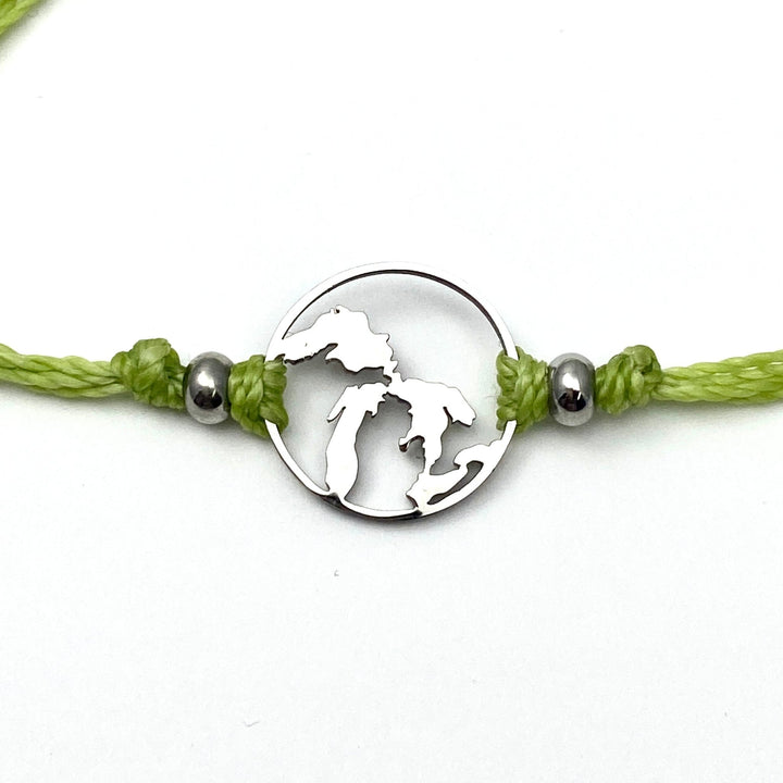 Great Lakes Pull Cord Anklet - Be Inspired UP