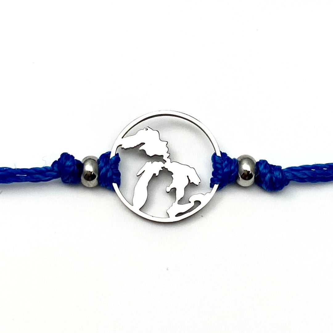 Great Lakes Pull Cord Anklet - Be Inspired UP