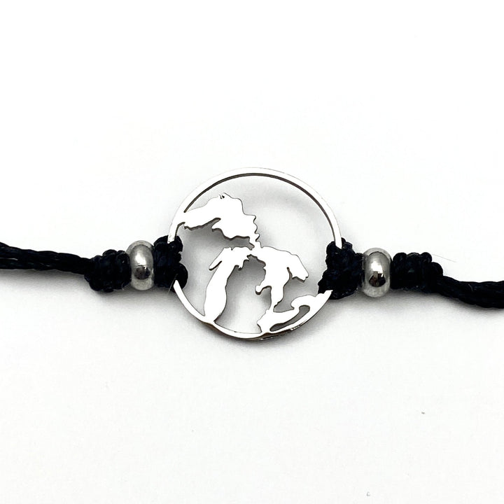 Great Lakes Pull Cord Anklet - Be Inspired UP