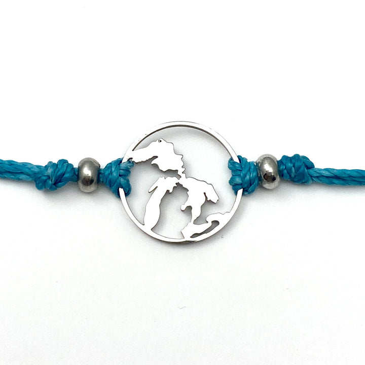 Great Lakes Pull Cord Anklet - Be Inspired UP