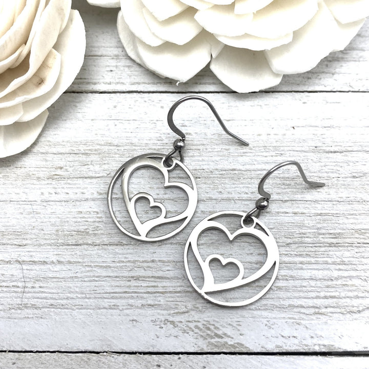 Hearts Embrace Earrings - Be Inspired UP