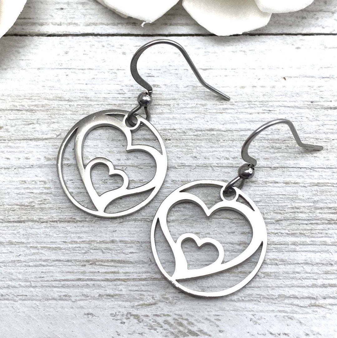 Hearts Embrace Earrings - Be Inspired UP