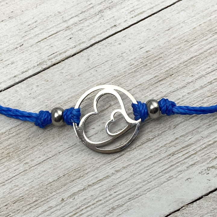 Hearts embrace Pull Cord Anklet - Be Inspired UP
