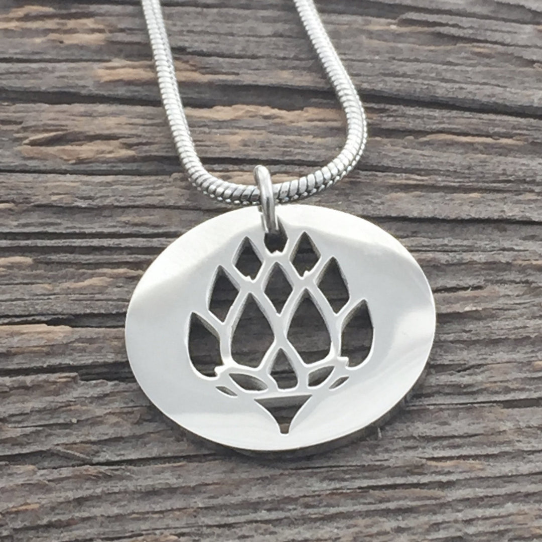 Hops Craft Beer Pendant, large or petite - Be Inspired UP