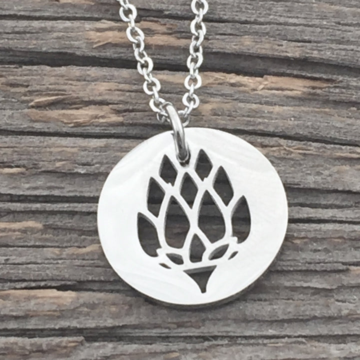 Hops Craft Beer Pendant, large or petite - Be Inspired UP