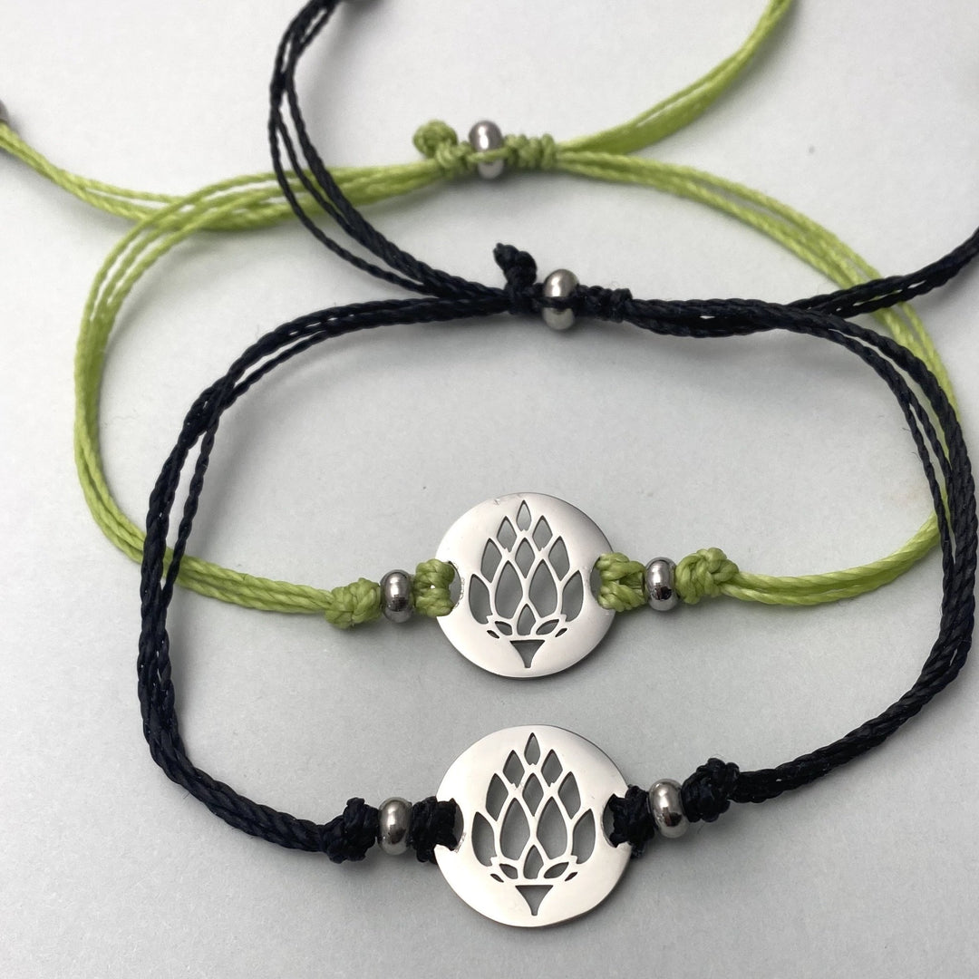Hops Craft Beer Pull Cord Anklet - Be Inspired UP