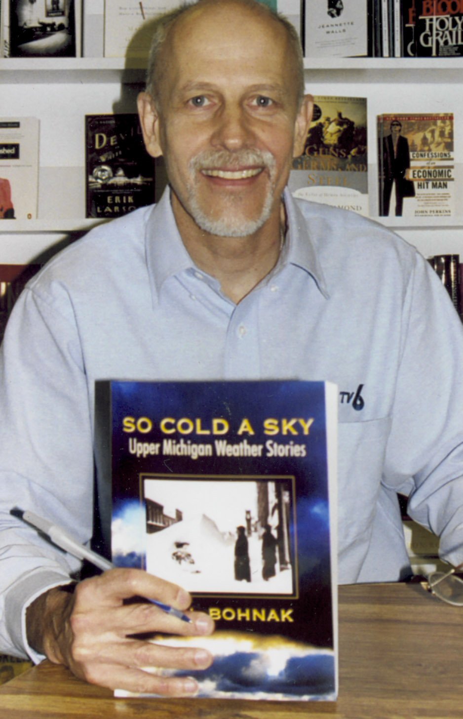 Karl Bohnak, Author, So Cold A Sky, Upper Michigan Weather Stories - Be Inspired UP