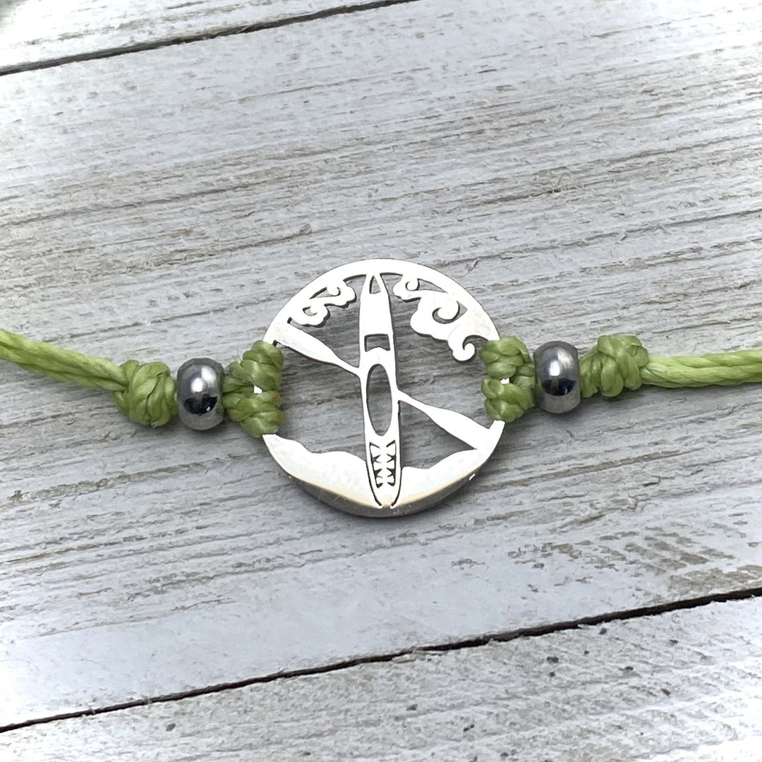 Kayak Waves Pull Cord Bracelet - Be Inspired UP