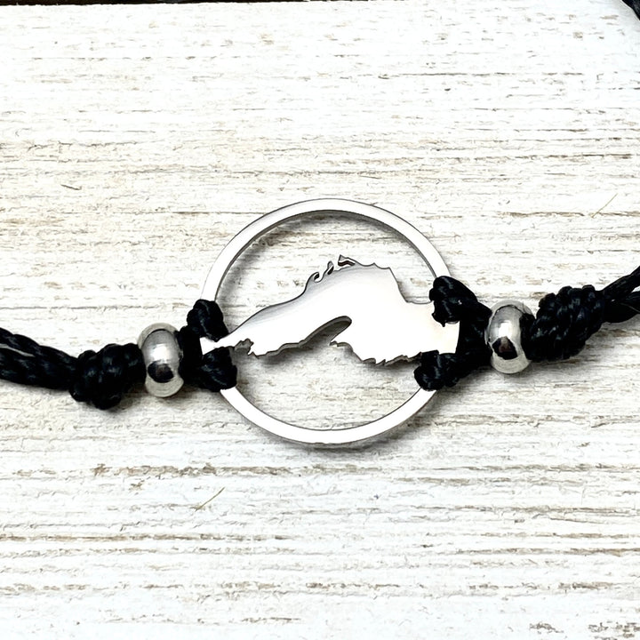 Lake Superior Pull Cord Anklet - Be Inspired UP