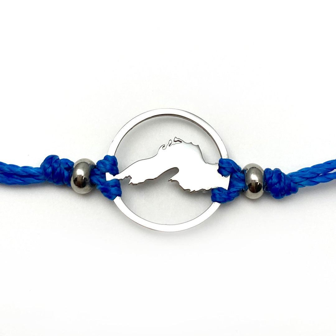 Lake Superior Pull Cord Anklet - Be Inspired UP