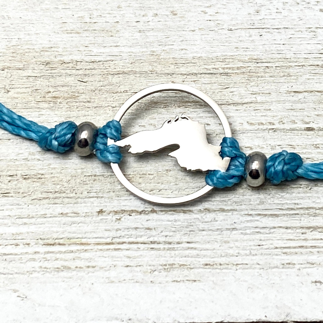 Lake Superior Pull Cord Anklet - Be Inspired UP