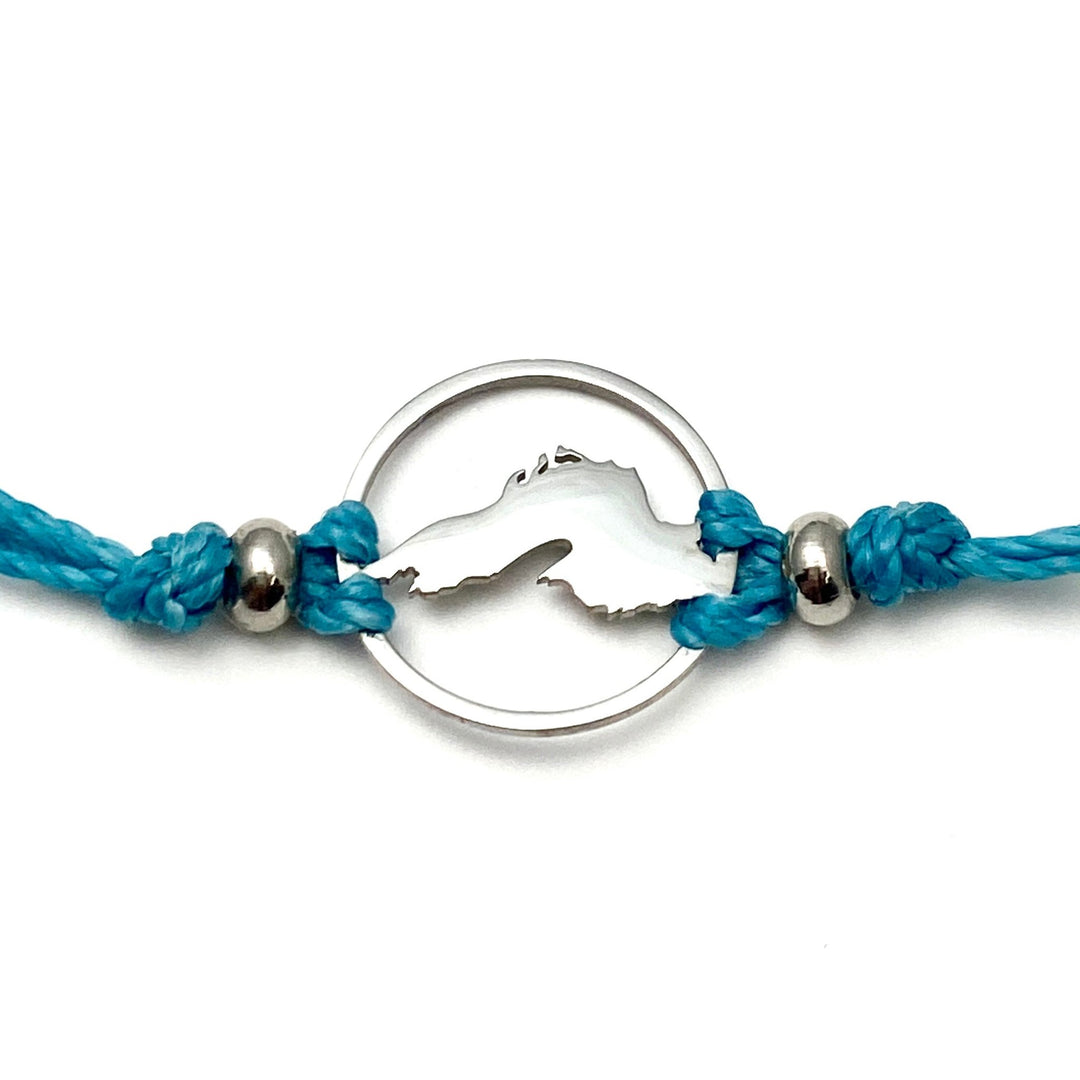 Lake Superior Pull Cord Anklet - Be Inspired UP