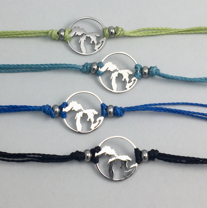 Lake Superior Pull Cord Bracelet - Be Inspired UP