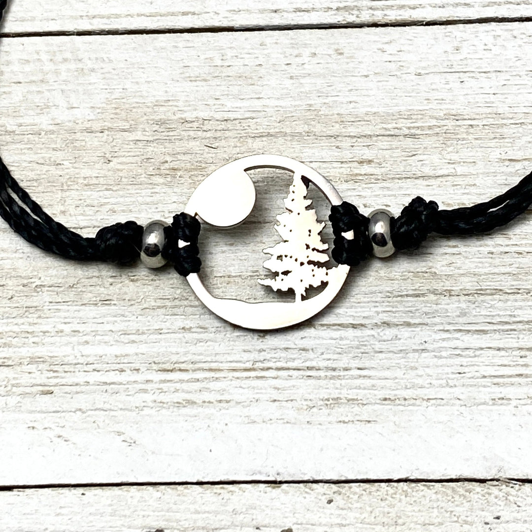 Lone Pine Pull Cord Bracelet - Be Inspired UP