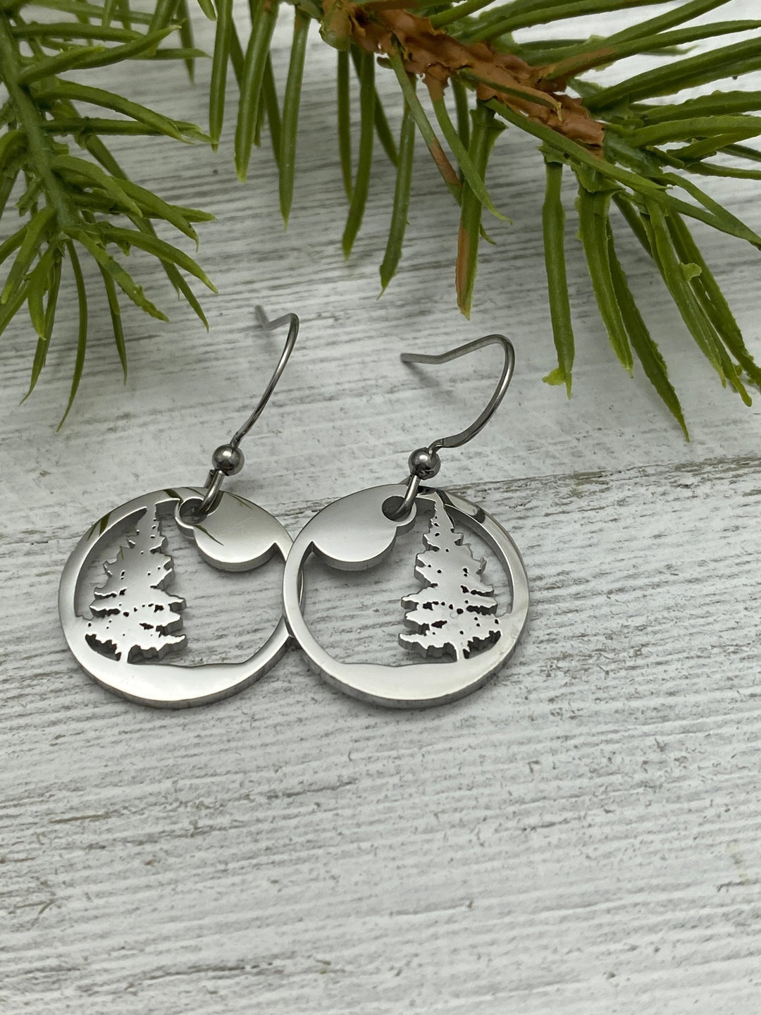 Lone Pine Tree Earrings, petite or mini - Be Inspired UP