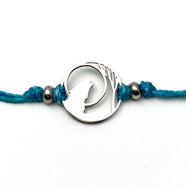 Lone Wolf Pull Cord Anklet - Be Inspired UP