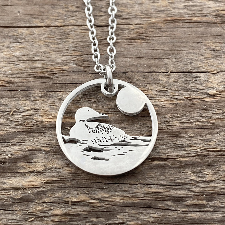 Loon Pendant, large or petite - Be Inspired UP