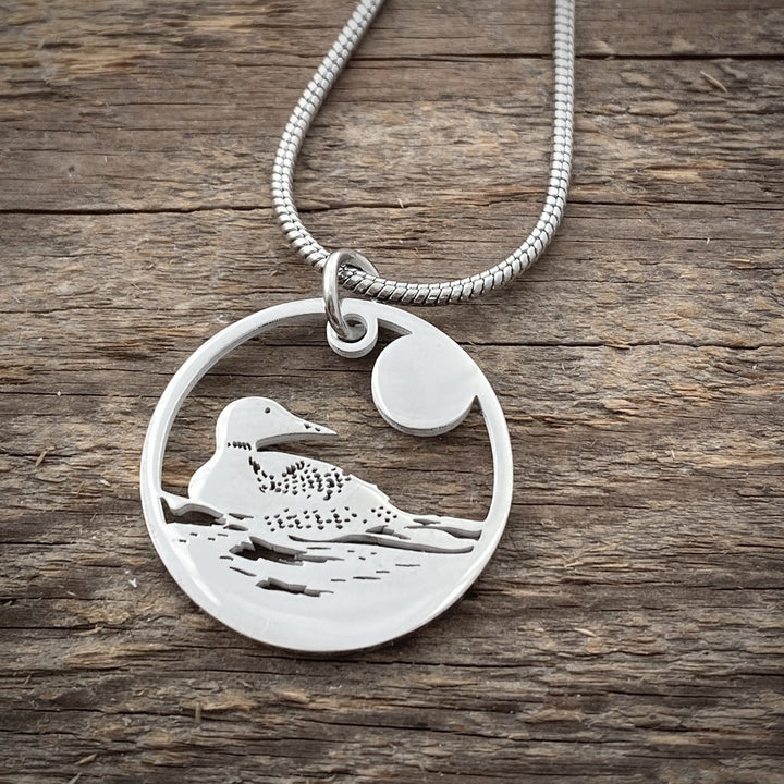 Loon Pendant, large or petite - Be Inspired UP