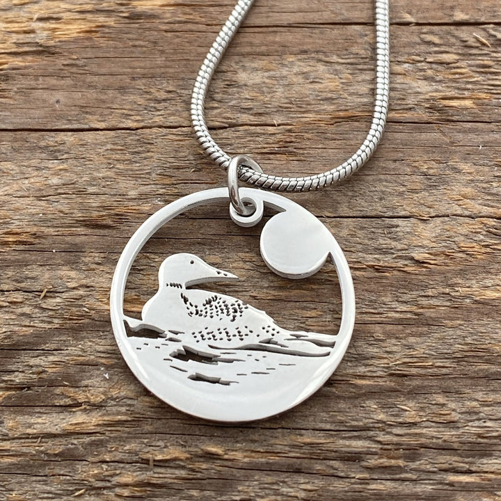 Loon Pendant, large or petite - Be Inspired UP