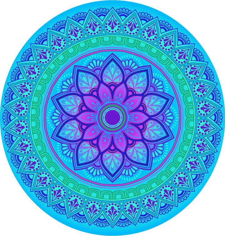 Lotus Blossom mandala Earrings - Be Inspired UP