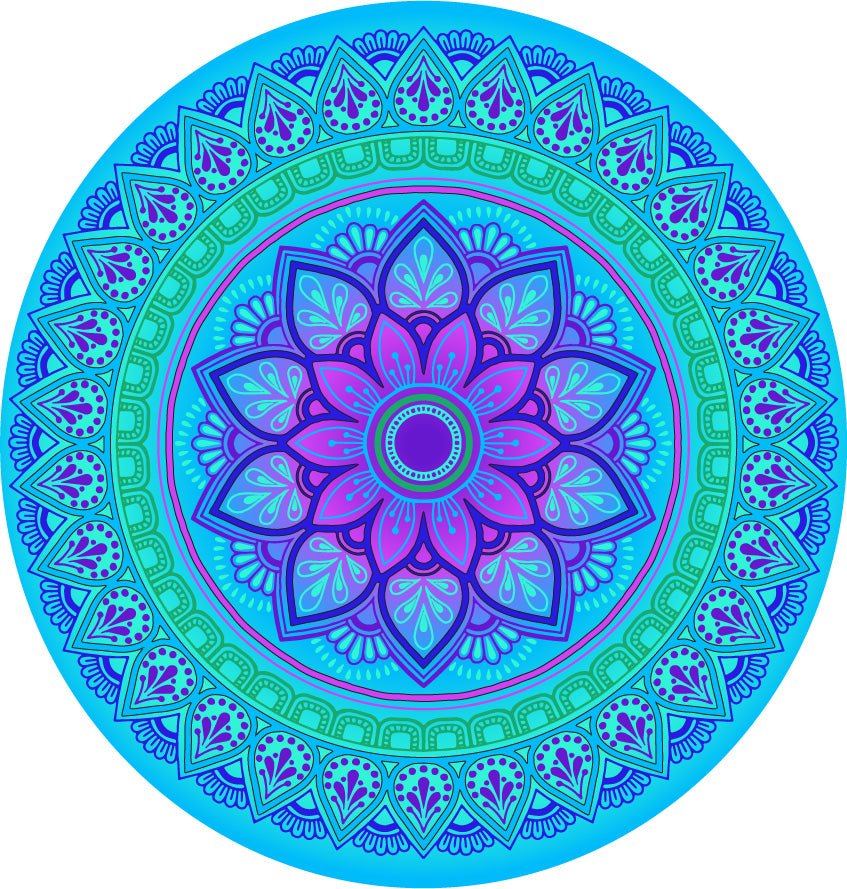 Lotus Blossom Mandala Pendant- Petite - Be Inspired UP