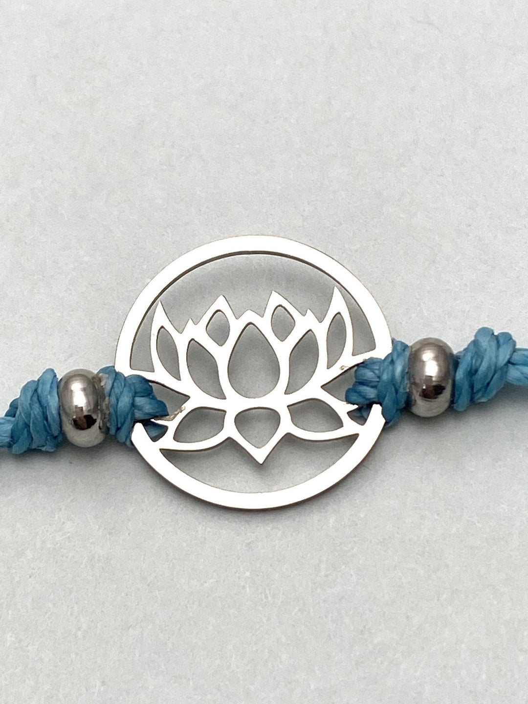 Lotus Flower Pull Cord Bracelet - Be Inspired UP