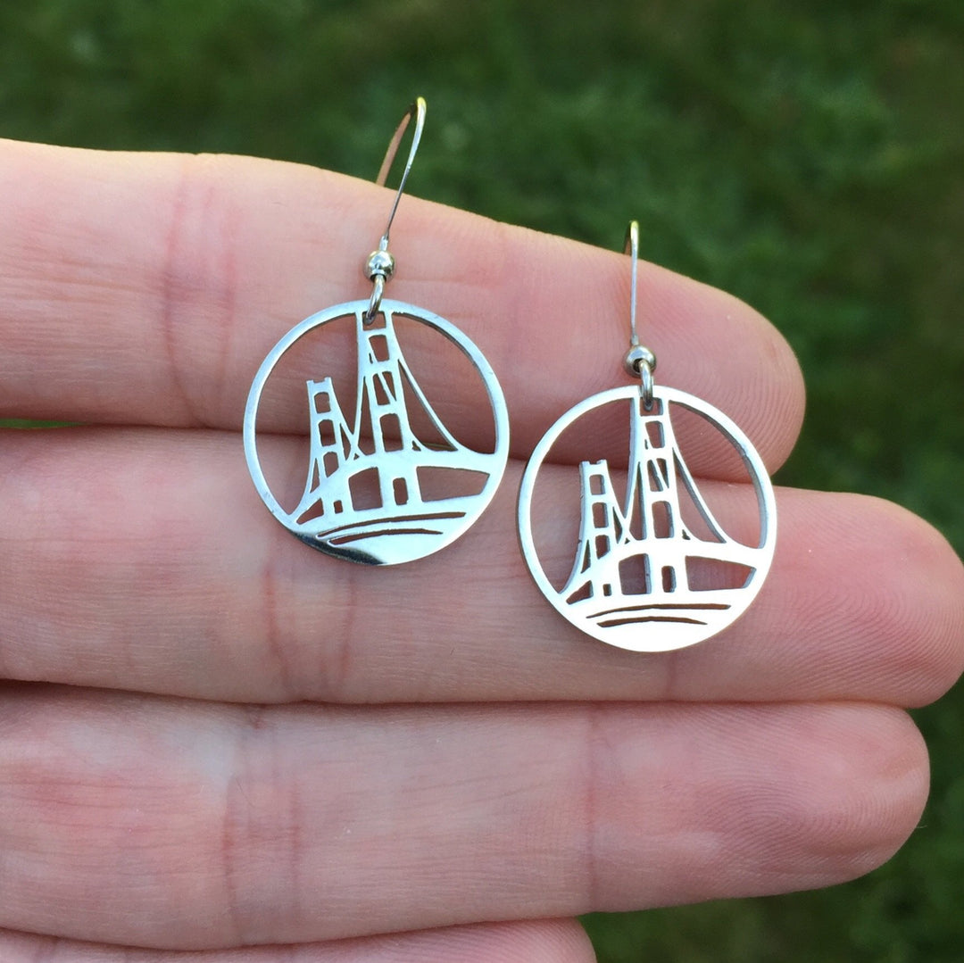 Mackinac Bridge Earrings - Be Inspired UP