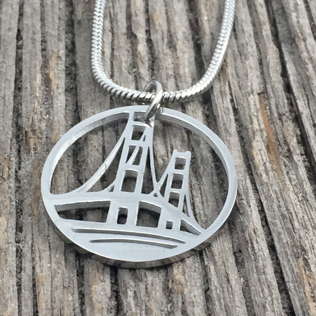 Mackinac Bridge Pendant, large or petite - Be Inspired UP