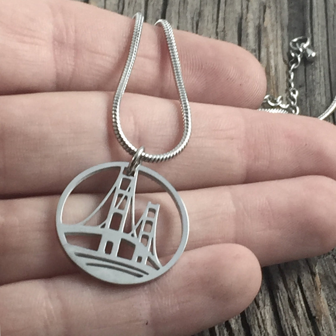 Mackinac Bridge Pendant, large or petite - Be Inspired UP