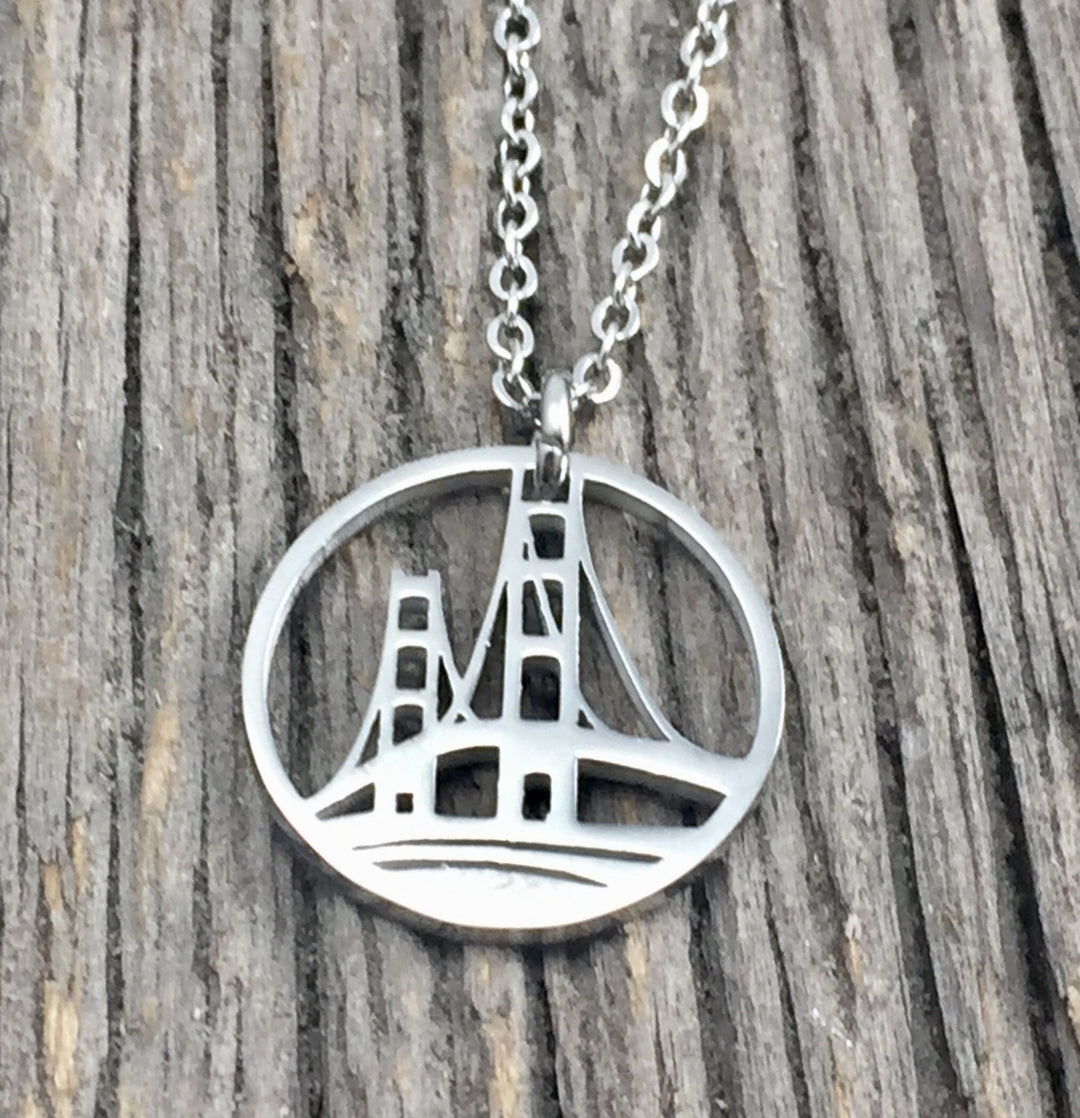 Mackinac Bridge Pendant, large or petite - Be Inspired UP