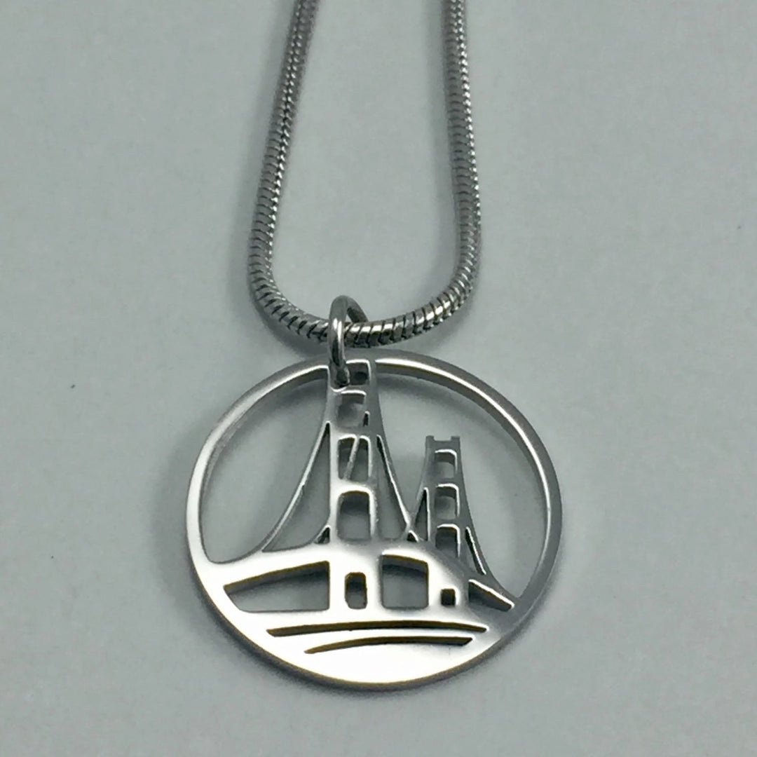 Mackinac Bridge Pendant, large or petite - Be Inspired UP
