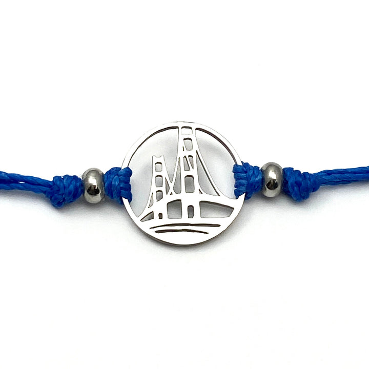 Mackinac Bridge Pull Cord Anklet - Be Inspired UP