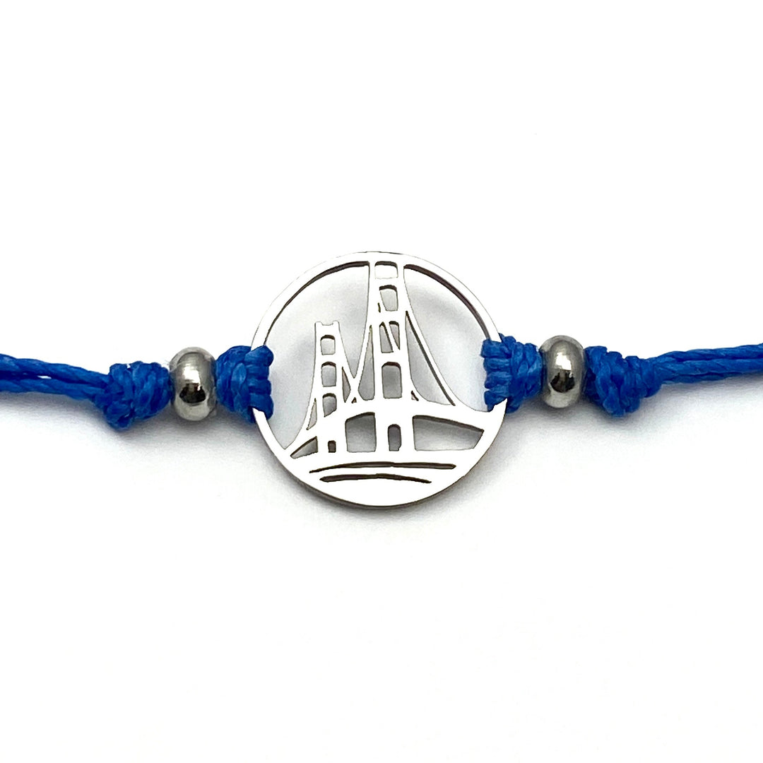 Mackinac Bridge Pull Cord Bracelet - Be Inspired UP