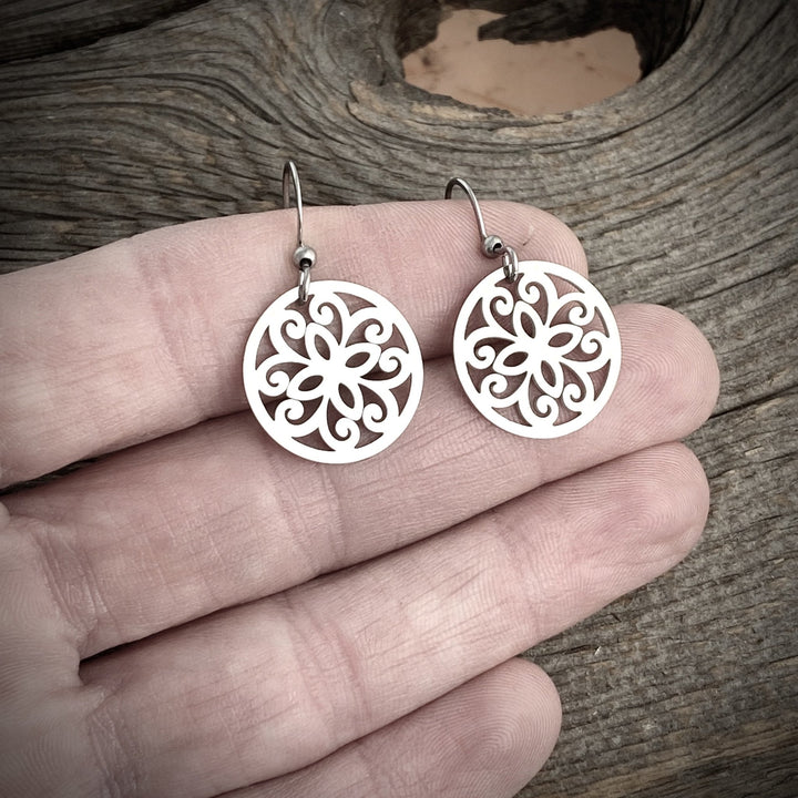 Mandala Circle of Life earrings - Be Inspired UP