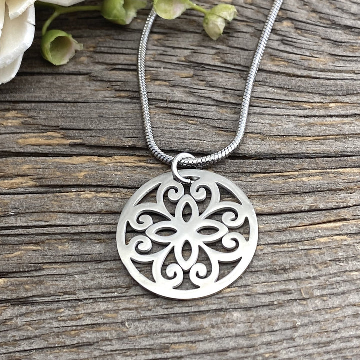 Mandala Circle of Life Pendant - Be Inspired UP