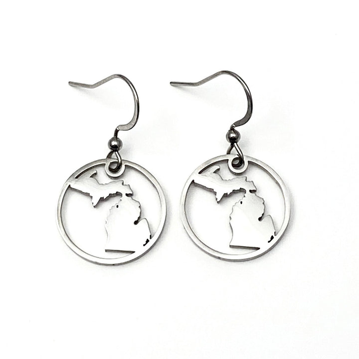 Michigan Circle Earrings - Be Inspired UP