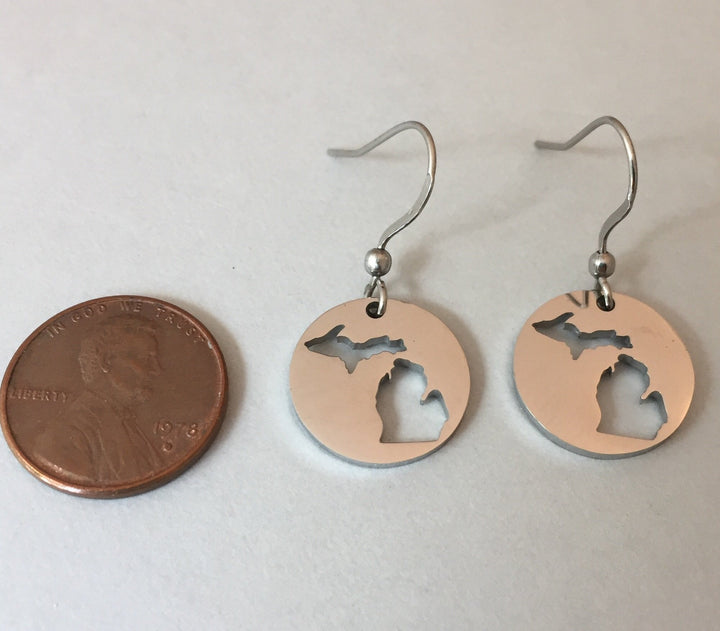 Michigan Cutout Earrings - Be Inspired UP