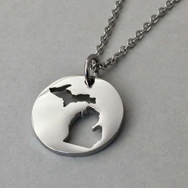 Michigan Cutout Pendant, large or petite - Be Inspired UP
